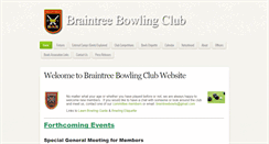 Desktop Screenshot of braintreebowlingclub.co.uk